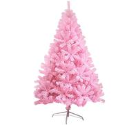 VEYLIN 4ft Christmas Tree 320 Tips Artificial Tree with Metal Stand (Pink)