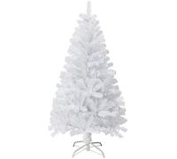 VEYLIN 4ft White Christmas Tree 320 Tips Artificial Tree with Metal Stand