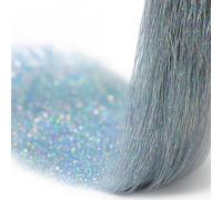 VEYLIN 5000 Strands Tinsel Icicles for Christmas Tree, Xmas,Birthday Party Wedding Decorations 18" Inch (Silver)