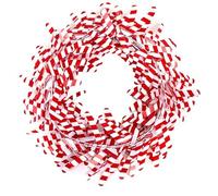 VEYLIN 50ft Christmas Tinsel Wire Tinsel Wire Garland for Christmas Trees Decoration Xmas Home Table Garland DIY Decorations(Color Candy cane)