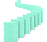 VEYLIN Bubble Mailers,50PCS Poly Bubble Mailers Small Padded Envelopes for Shipping, Mailing Packaging(110x190mm Teal)