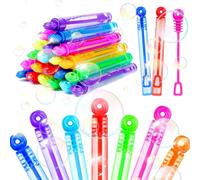 VEYLIN Bubbles For Kid, 24PCS Mini Bubble Makers Tubes with Wand Small Bubble Wands Kids Summer Toy for Kid Party Bag Fillers