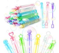 VEYLIN Bubbles For Kids, 24PCS Bubble Makers Bubble Tubes with Wand Mini Bubble Wands Bubbles Kid Summer Toy for Kids Party Bag Fillers
