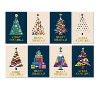 VEYLIN Christmas Cards Pack of 16| Christmas Card Multipack Seasonal Greeting Cards Xmas Card Merry Christmas Greeting Cards Eco Friendly Cards & Envelopes