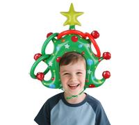 VEYLIN Christmas Party Toss Game Inflatable Reindeer Antler Hat with Rings for Kids Adults Family Xmas Fun Games，Supplies for Kids Adults Family Indoor Outdoor School christmas