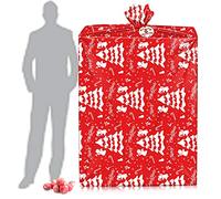 VEYLIN Extra Large Xmas Gift Bags, Christmas Bike/Bicycle Sack Present Wrapping Decoration (71 x 59 Inches)