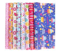 VEYLIN Gift Wrapping Paper Roll, Wrapping Paper Birthday Roll for Birthday Festival Party Presents, Christmas or Wedding Gift Decoration