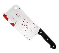 VEYLIN Halloween Bloody Knife, 1 Pcs Fake Bloody Knife Prop Plastic Knife for Halloween Costume Accessory Knife Halloween Prop