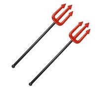 VEYLIN Halloween Devil's Fork, 2 Pack Plastic Devil Trident for Kids Halloween Devil Costume Accessories