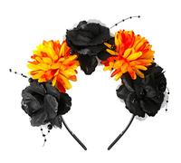VEYLIN Halloween Hoop,Flower Crown Headband for Halloween Party Cosplay