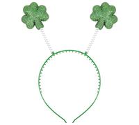 VEYLIN Irish Shamrock Headband, St Patricks Headband Irish Hat Head Bopper Novelty Irish Headband Green Clover Leaf Headband Headband for Adults