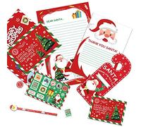 VEYLIN Letter to Santa Kit, 7PCS Letter to Santa Includes Letter, Envelopes, Door Hanger, Sticker Sheet and Pen