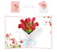 VEYLIN Mothers Day Card, 3D Card for Mother's Day Mothers Day Pop Up Card, Birthday Card for Mum Valentine's Day Mother's Day Gift