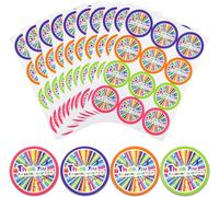 VEYLIN Thank You Stickers,120 Pieces Colourful with Thank You for Coming to My Party Stickers for Birthday Party (Colorful)