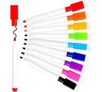 VEYLIN Whiteboard Markers/Pen and Eraser set for Kids, 9 Piecs, Fine Tip Colour