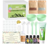 Vezerd Face Mask Making Set, Aloe Vera Moisturising Facial Mask Making Kit, DIY Moisturising Face Masks for Face Skin, Cosmetic Set as a Creative Gift for Girls