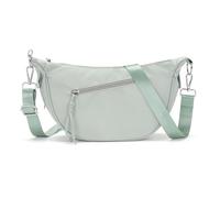 Vezluax Waterproof Women's Crossbody Bag, Stylish Half-Moon Waist Bag with Multiple Inner Pockets, Fabric Shoulder Bag for Women, Green