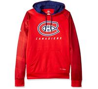 VF LSG NHL Montreal Canadiens Men's Penalty Shot Long Sleeve Fleece Hoodie, X-Large, Athletic Red/Blue Cobalt