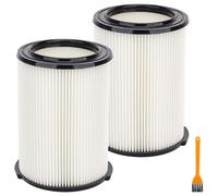 VF4000 Filters Replacement Compatible with 5-20 Gallon Wet/Dry Vacuums Cleaners And Husky 6-9 Gallon Vacuum Cleaners Replacement Filter - 2 Pack