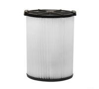 VF4000 Standard Wet/Dry Vacuum Filter, Pack, For 5-20 Gallon Shop Vacs, Washable Reusable Design, Install Lock, for Garage Workshop Cleaning
