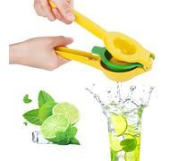 VFANDV Lemon Squeezer Hand Press 2-in-1 Aluminium Alloy Manual Juicer Universal Size Dishwasher Safe Citrus Juicer Manual Lemon Squeezer Hand Press