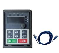 VFD 0.75/1.5/2.2/4/5.5KW 220V/380V 3 Phase Output Variable Frequency Drive Converter Motor Speed Controller Inverter(Panels and cables)