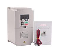 VFD, 1.5kw/2.2kw VFD Inverter H100 Series Vector Variable Frequency Drive Inverter for Spindle Motor Speed Control for Spindle Motor(H100-S2-1B,0.75KW)