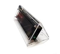 VFD Music Spectrum Display Audio Indicator with 10 Modes and STM32F103 Processor, Signal Analyzer for Sound Frequency for Response 300Hz-20kHz, Compatible with MEMS(JVFD2515 (Wide))