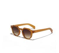 VFDHN Classic Rivet Round Sunglasses Women for Men Luxury Retro Vintage Outdoor Punk Uv400(Tea Tea)