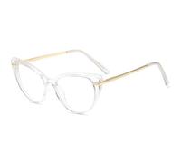 VFDHN Fashion Frames Women Vintage Frame Men Metal Clear(Trans)