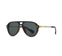 VFDHN Fashion Gradient Shades Uv400 Rivets Women Luxury Retro Double Bridges Men(TYJ182-2)