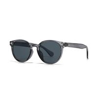 VFDHN Fashion Round Sunglasses Men Shades Uv400 Retro Rivets Women Uv400(C4Gray Black)