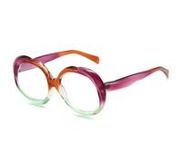 VFDHN Luxury Oversized Sunglasses Women for Men Vintage Big Frame Ripple Punk Irregular Uv400(2 Colorful Clear)