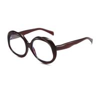 VFDHN Luxury Oversized Sunglasses Women for Men Vintage Big Frame Ripple Punk Irregular Uv400(Red Clear)