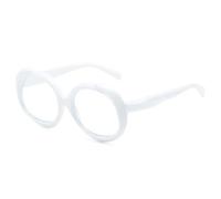 VFDHN Luxury Oversized Sunglasses Women for Men Vintage Big Frame Ripple Punk Irregular Uv400(White Clear)