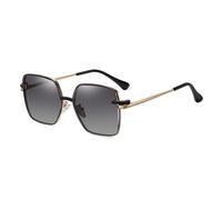 VFDHN Polarized Lens Oversized Sunglasses Magnetic Clip on Women Blue Light Blocking Metal Frame Ladies(2)