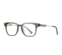 VFDHN Retro Glasses Rivets Frames Fashion Spring Hinge Leopard Brown(TransGrey)