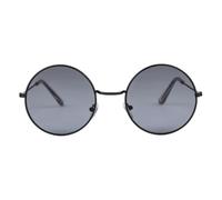 VFDHN Retro Round Sunglasses Women Men Punk Fashion Metal Red Lens Uv400(3)