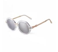 VFDHN Retro Round Sunglasses Women Men Silver Uv400 Coating Lenses Shades(11)