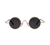 VFDHN Retro Skinny Round Steampunk Sunglasses Men Women Lady Mens Circle Shades(3)
