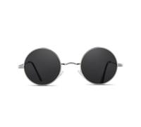 VFDHN Retro Small Round Sunglasses Polarized Women Men Steampunk Rose Gold Mirror Circle Shades(4)