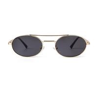 VFDHN Retro Steampunk Oval Sunglasses Women Uv400 Metal Shades Small Female Male(2)