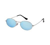 VFDHN Small Oval Sunglasses Men Steampunk Mirror Round Red Retro Women Fashion Shades Uv400(5)