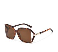 VFDHN Vintage and Versatile Oversized Women Sunglasses Perfect for Fashionable Vacation Driving(9073-C6)