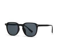 VFDHN Vintage Fashion Sunglasses Women Men Retro Rivet Blue Lens Female Uv400(C1 Black Black)