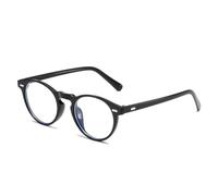 VFDHN Vintage Small Round Punk Sunglasses Women Fashion Rivets Clear Gradient Uv400 Men(Black clear)