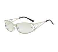 VFDHN Women Men Oversized Gradient Sun Glasses Steampunk Shades(8083-C2)