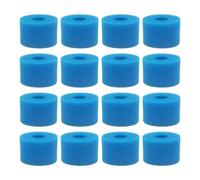 VFEBTSD 16Pc Compatible With Intex Pure Spa Reusable Washable Foam Hot Tub Filter Cartridge S1 Type