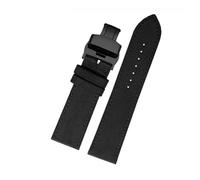 VFEBTSD 20mm 22mm Canvas Nylon Watchband Compatible With Breitling Seiko SKX007 SKX009 Citizen Water Ghost Sports Watch Strap Bracelet(Black-black B,24mm)