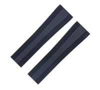 VFEBTSD 22-18mm 24-20mm FKM Soft Nature Fluoro Rubber Watchband Compatible With Breitling Strap Compatible With Superocean Navitimer Avenger Bracelet(Black,24-20mm,Without Buckle)